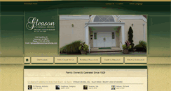 Desktop Screenshot of gleasonfuneralhome.com